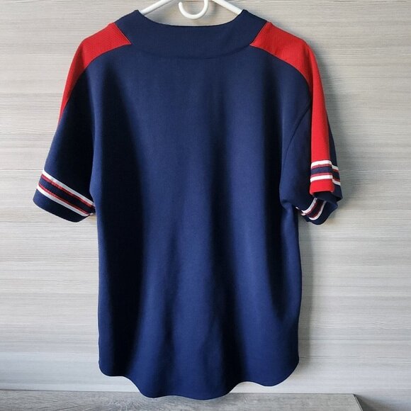 Vintage MLB Starter St Louis Cardinals Starter Navy Blue Baseball Jersey Size L - Picture 6 of 13